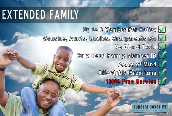 Extended Family Funeral Cover